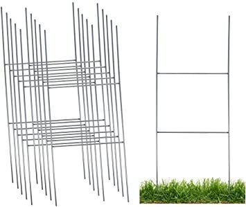 Step stake for yard sign by Artsoft Expo Solutions Inc., showing a sturdy metal stake designed to hold yard signs securely.