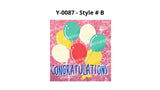 23.5" x 23.5" Congratulations Sign (Total 1pc) - 8 Design (SKU#0087)