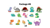 Dinosaur Signs Package – Dinosaur 12”-24" Tall + Park Sign 18" Tall + Decors  (Total 9pcs or 17pcs) |Yard Sign Outdoor Lawn Decorations