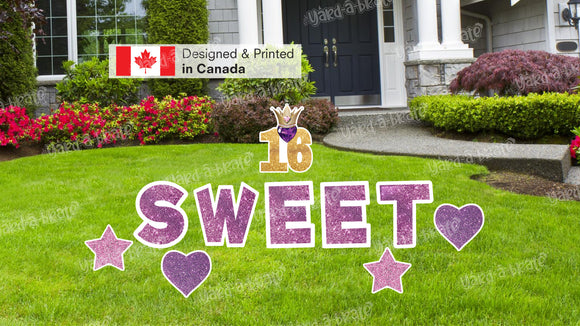 Sweet 16 Purple Package – SWEET 18