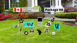 Tik Tok Signs Package –Tik Tok Signs + Decors  (Total 13pcs or 26pcs) |Yard Sign Outdoor Lawn Decorations