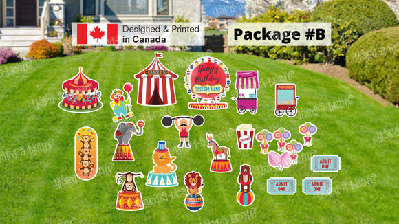 Circus Signs Package - Ferris Wheel & Tent 24