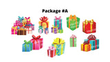 Gift Boxes - Presents Sign Package – Gift Boxes Sign  (Total 9 pcs or 15 pcs) | Yard Sign Outdoor Lawn Decorations