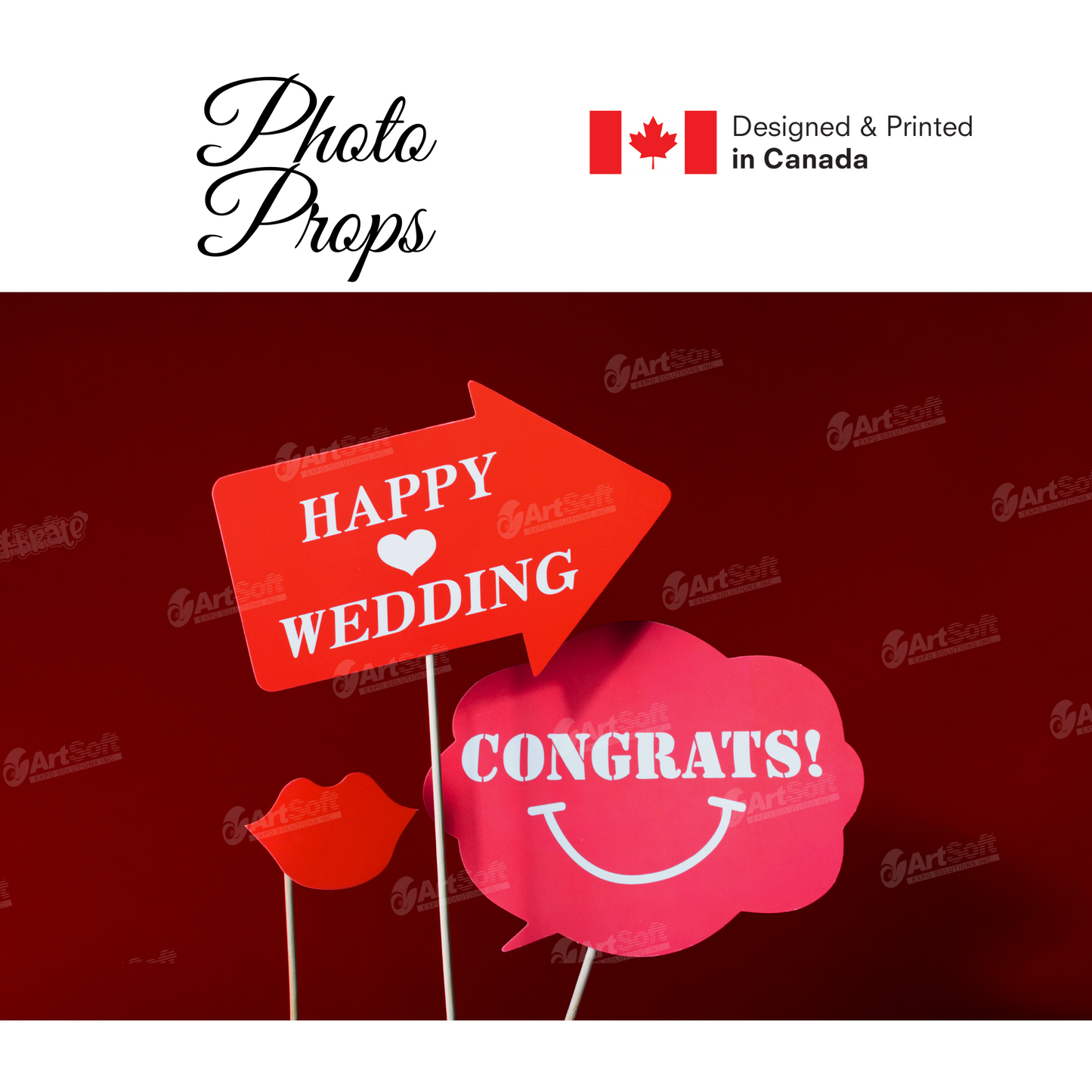 Large Custom Photo Props Cutout Signs for Photo Booth props , Party Props, Corporate Events, Social Media, Weddings and much more.