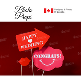 Large Custom Photo Props Cutout Signs for Photo Booth props , Party Props, Corporate Events, Social Media, Weddings and much more.