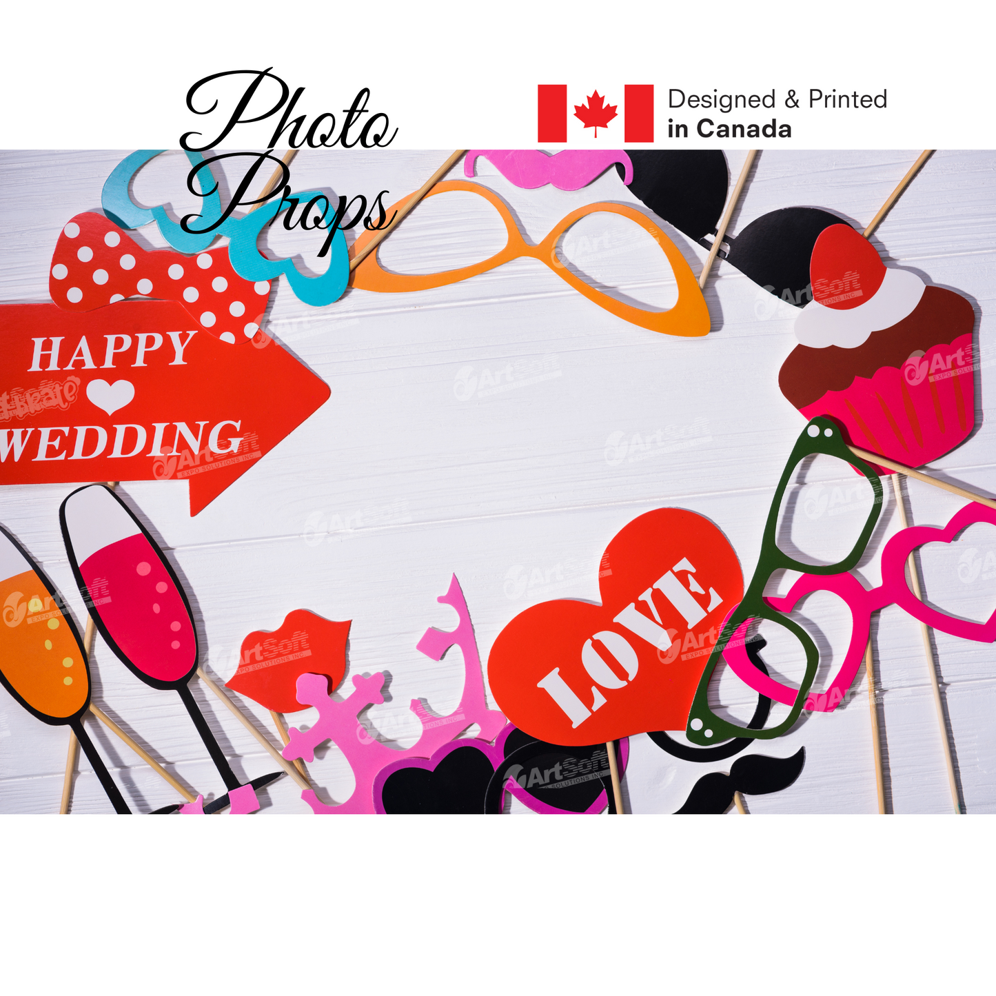 Large Custom Photo Props Cutout Signs for Photo Booth props , Party Props, Corporate Events, Social Media, Weddings and much more.